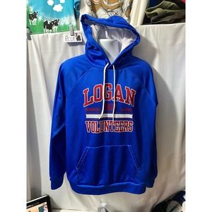 Logan University Illinois Hooded Sweatshirt 1967 size XL Fanthread